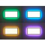 LED Panel 60W mit RGB Backlight Hintergrundbeleuchtung Warmweiß / Kaltweiß - Rechteckig 80x30 60W