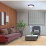 LED Deckenleuchte Deckenlampe 23W mit farbiger Hintergrundbeleuchtung und integriertem