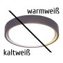 LED Deckenleuchte Deckenlampe 23W mit farbiger Hintergrundbeleuchtung und integriertem