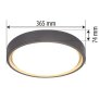 LED Deckenleuchte Deckenlampe 23W mit farbiger Hintergrundbeleuchtung und integriertem
