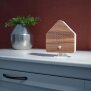 Naturgeräuschebox Vogel Gesang Vogelzwitscher Box Bewegungsmelder Vogelgeräusche - Buchenholz / Haus