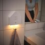 Naturgeräuschebox Vogel Gesang Vogelzwitscher Box Bewegungsmelder Vogelgeräusche Licht - Weiß / Haus
