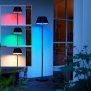 B-Ware Northpoint LED Solar Stehleuchte Stehlampe mit RGB und warmweißem Licht Fernbedienung