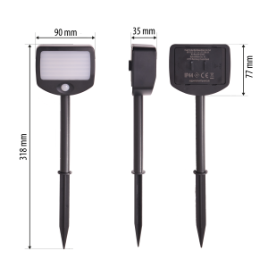 LED Batterie Strahler Fluter Sicherheitsleuchte 3er Set...
