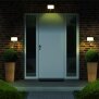 LED Batterie Strahler Fluter Sicherheitsleuchte 3er Set mit Funk-Aktivierung Bewegungsmelder