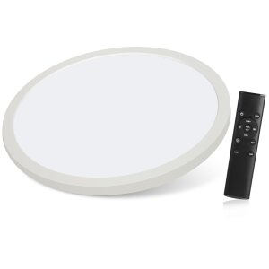 LED Panel Deckenleuchte rund 40cm Ø mit RGB Backlight Hintergrundbeleuchtung 24W - Rund 40cm 24W