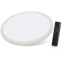 LED Panel Deckenleuchte rund 40cm Ø mit RGB Backlight Hintergrundbeleuchtung 24W - Rund 40cm 24W