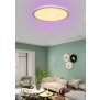 LED Panel Deckenleuchte rund 40cm Ø mit RGB Backlight Hintergrundbeleuchtung 24W - Rund 40cm 24W