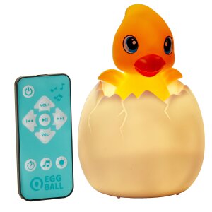 LED Akku Nachtlicht mit Schlummermelodien für Kinder mit Fernbedienung Kindernachtlicht - Küken
