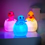 LED Akku Nachtlicht mit Schlummermelodien für Kinder mit Fernbedienung Kindernachtlicht - Dino