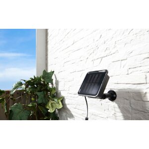 LED Lichterschlauch Solar LED-Kette mit Solar Panel100 LEDs Multicolor ca. 7,5 m lang