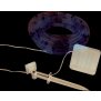LED Lichterschlauch Solar LED-Kette mit Solar Panel 100 LEDs Warmweiß ca. 7,5 m lang