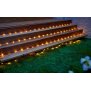 Northpoint LED Lichterschlauch Solar LED-Kette mit Solar Panel und Netzadapter 100 LEDs Warmweiß ca. 7,5 m lang Timerfunktion IP44 Spritzwassergeschützt