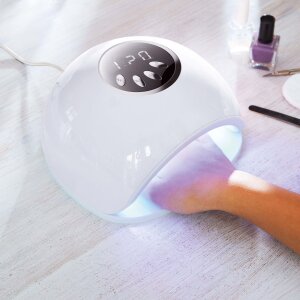UV LED Nageltrockner Lampe für Nägel, echte 36W Leistung LCD Display Schellack Nagellack - Chrome