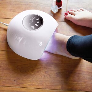 UV LED Nageltrockner Lampe für Nägel, echte 36W Leistung LCD Display Schellack Nagellack - Chrome