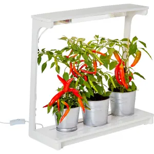 LED Pflanzenlampe Pflanzenleuchte Innengarten Wachstumsgarten Wachstumsleuchte 14W - Viereck-Form