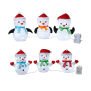 LED Weihnachtsfiguren mit integriertem Timer