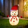 Northpoint LED Weihnachtsfiguren mit integriertem Timer Schneemann