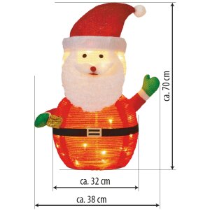 Weihnachts-Gartenflagge 30,5 X 45,7 Cm – Doppelseitig Mit Weihnachtsstern & Weihnachtsmann, Wetterfest Für Außendekoration
