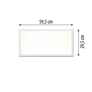B-Ware LED Panel 15W Warmweiß / Kaltweiß Mood RGB Hintergrundbeleuchtung Fernbedienung 60x30cm