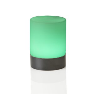 LED Outdoor Tischlampe mit integriertem Akku verschiedene Farben Schwarz Matt warmweiß