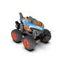 Ferngesteuerte Autos Monstertruck Hai Orange Spielzeug LED Licht echter Rauch Fernbedienung