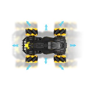 Ferngesteuerter RC Panzer Tank Spielzeug Zweier-Set mit authentischen Qualm und LED Duell-Modus 360°