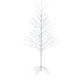 LED Lichtbaum Weiß 120cm mit 200 warmweißen LEDs | Timer | IP44 spritzwassergeschützt | Deko In- &