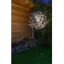 Northpoint LED Lichtbaum Braun Weihnachtsdeko In- & Outdoor | 200 warmweiße LEDs | 150cm hoch | elastische Zweige | Timerfunktion | IP44 Spritzwassergeschützt