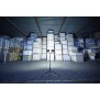 B-Ware LED Blackline Baustrahler Arbeitsstrahler mit Stativ Fluter Strahler 200W (2x 100W) Leistung