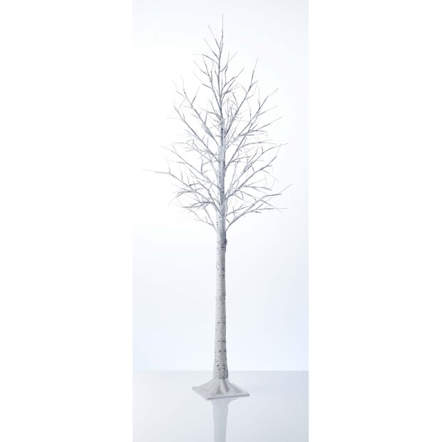 B-Ware LED Lichtbaum Baum Weihnachtsdeko Indoor & Outdoor | Birkenoptik | 150cm | 240 neutralweiße
