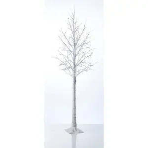 B-Ware LED Lichtbaum Baum Weihnachtsdeko Indoor & Outdoor | Birkenoptik | 150cm | 240 neutralweiße