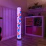 Northpoint LED Minions Turm Stehlampe Lichtsäule 100cm glatt Standleuchte Stehleuchte dimmbar Farbwechsel mit Fernbedienung