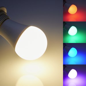LED Smarte Glühbirne E27 9W 800lm Warmweiß Kaltweiß Bunt WLAN Tuya Smarthome 2 Stück
