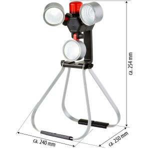 LED Baustrahler Arbeitsstrahler 1000 Lumen mit 4000mAh...