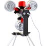 LED Baustrahler Arbeitsstrahler 1000 Lumen mit 4000mAh Akku integrierte rote Warnleuchte inkl. 12V