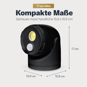 LED Batterie Spot Strahler Flutlicht mit Bewegungsmelder...