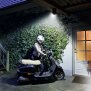 LED Batterie Spot Strahler Flutlicht mit Bewegungsmelder und Erdspieß 5000K neutralweiß - Schwarz