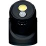Northpoint LED Batterie Spot Strahler Flutlicht mit Bewegungsmelder und Erdspieß 5000K neutralweiß 450 Lumen integrierter Timer inkl. D-Batterien (Schwarz)