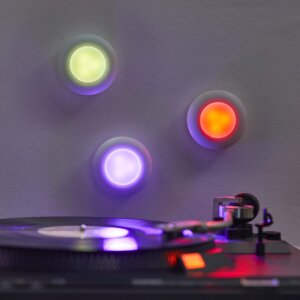 LED Spots Schranklicht RGBW 6er-Set Dimmbar mit Timerfunktion Ferngesteuert - 6er-Set LED Spots RGBW