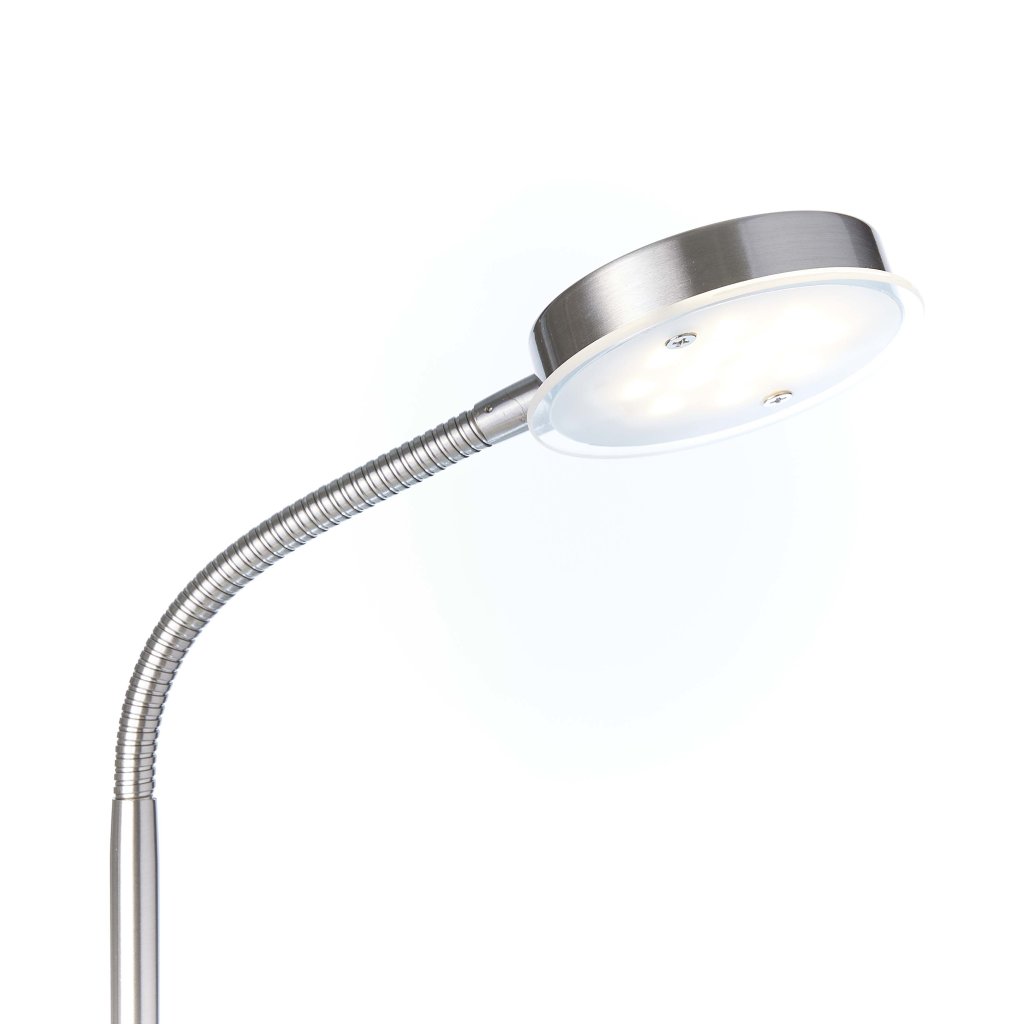 Northpoint LED Stehlampe mit Leselicht dimmbar schwenkbar Schwanenhal