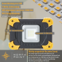 10W LED Akku Baustrahler dimmbar 1100 Lumen IP54 mit Powerbankfunktion