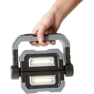 LED Baustrahler Arbeitslampe 10W mit 5000mAh Akku klappbar mit Magnet