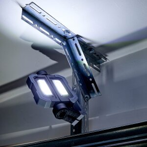 LED Baustrahler Arbeitslampe 10W mit 5000mAh Akku klappbar mit Magnet