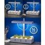 LED Pflanzenlampe Pflanzenleuchte Gewächslampe Pflanzenlicht 30W Grow Kräutergarten Timerfuntion