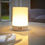 Northpoint LED Tischleuchte Tischlampe in Weiß mit Touch-Taste Dimmfunktion Farbwechsel Ladeports Memoryfunktion Abschaltautomatikfunktion