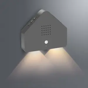 B-Ware Naturgeräuschebox Vogel Gesang Vogelzwitscher Box Bewegungsmelder Vogelgeräuschen Licht