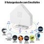 B-Ware Naturgeräuschebox Vogel Gesang Vogelzwitscher Box Bewegungsmelder Vogelgeräuschen Licht