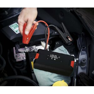 Northpoint Powerbank mit Starthilfefunktion Starthilfekabel 55,5Wh USB Ladeadapter