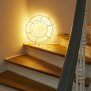 XXL LED Lichtkranz in Gold 1000 Micro LEDs 50cm Durchmesser, mit Timerfunktion, für Innen